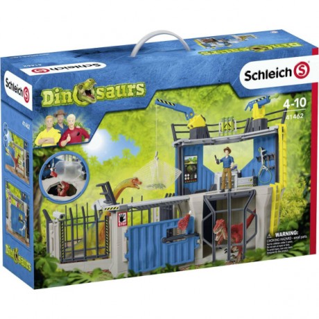 Schleich Παιχνίδι Μινιατούρα Σετ Large Dino Research Station  - Schleich