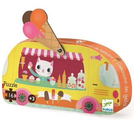 Μίνι Πάζλ 'Παγωτατζίδικο' 16 τεμ.