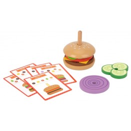 Tooky Toy :: ΠΑΙΧΝΙΔΙ ΛΟΓΙΚΗΣ ΜΠΕΡΓΚΕΡ ΑΠΟ ΞΥΛΟ ΚΑΙ ΤΣΟΧΑ