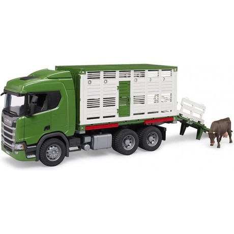Bruder Φορτηγό Scania μεταφοράς ζώων
