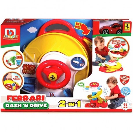 Bburago  Ferrari Dash ‘n Drive Τιμονιέρα 2 σε 1 