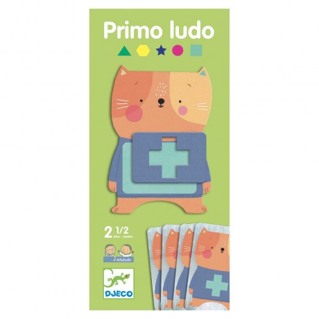 Djeco Επιτραπέζιο Primo Ludo 'Μαθαίνω τα σχήματα'