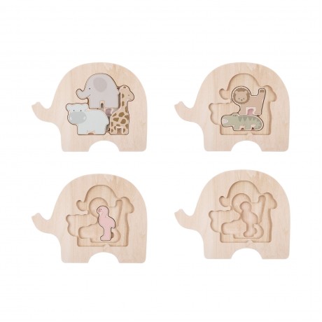 Jabadabado: Ξύλινο Πάζλ Safari