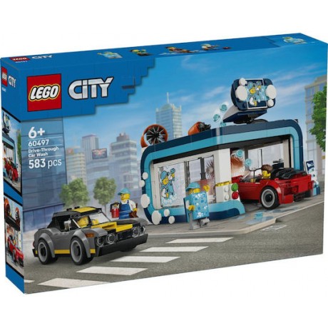 LEGO&reg; &Pi;&lambda;&upsilon;&nu;&tau;ή&rho;&iota;&omicron; &Alpha;&upsilon;&tau;&omicron;&kappa;&iota;&nu;ή&tau;&omega;&nu; Drive-through (60497)