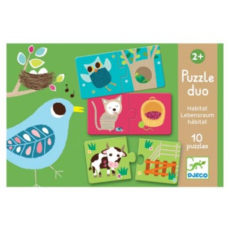 Παζλ ζωάκια στη φωλίτσα τους